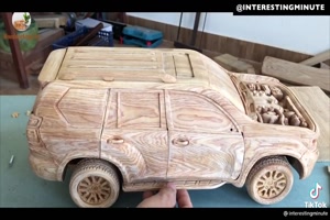 Holzauto bauen