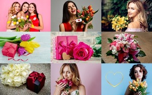 Women's Day Bouquets - Frauen-Tagesstrue