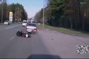 Crash auf Polizeiauto