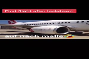 erster Flug nach Lockdown nach Malle