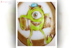 Coole Latte - Art