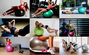 Girls & Fitness Balls - Mädchen & Fitnessbälle