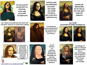 Mona Lisa ein begehrtes Objekt der Fälschung