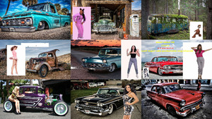 Oldtimer und Girls