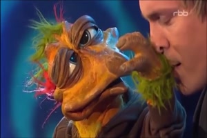 ganz schön große Klappe