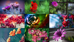 Fleurs ... HD Fullscreen - Blumen ... HD & Vollbild