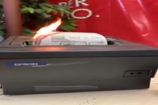 Der Drucker brennt