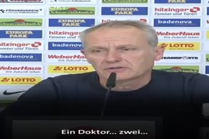 der Trainer von Freiburg spricht alemannisch