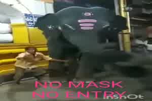 Keine Maske, kein Eintritt