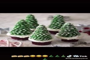 Kerst cupcakes - Weihnachts-Cupcakes