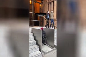 Aus Treppe wird Aufzug