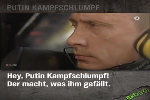 Putin der Kampfschlumpf