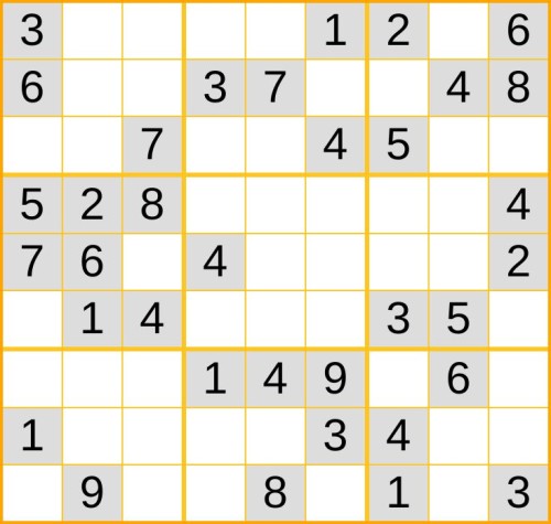 ein leichtes Sudoku (Nr. 108) online spielen