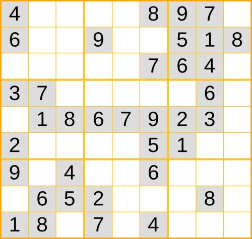 ein leichtes Sudoku (Nr. 180) online spielen
