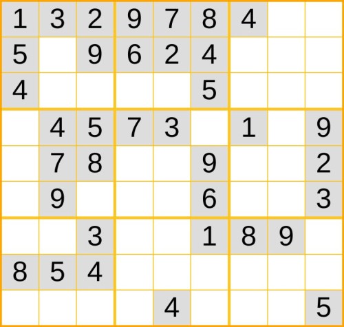 ein leichtes Sudoku (Nr. 182) online spielen