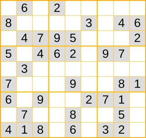 ein leichtes Sudoku (Nr. 184) online spielen