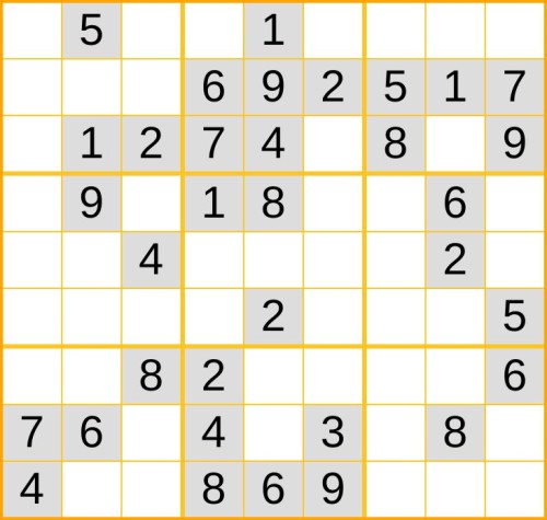 ein leichtes Sudoku (Nr. 237) online spielen