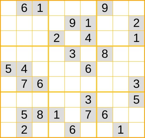ein schweres Sudoku (Nr. 242) online spielen