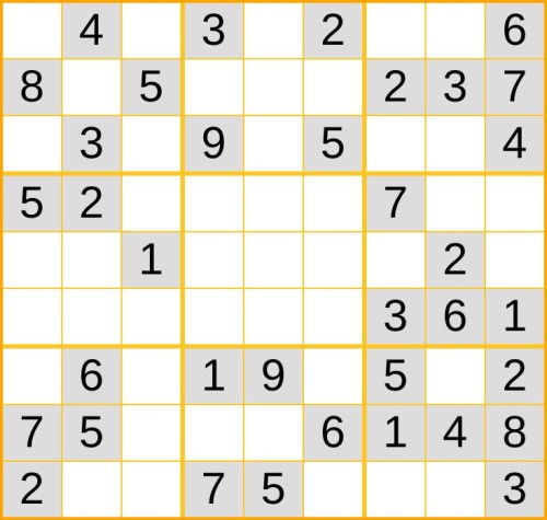 ein leichtes Sudoku (Nr. 247) online spielen