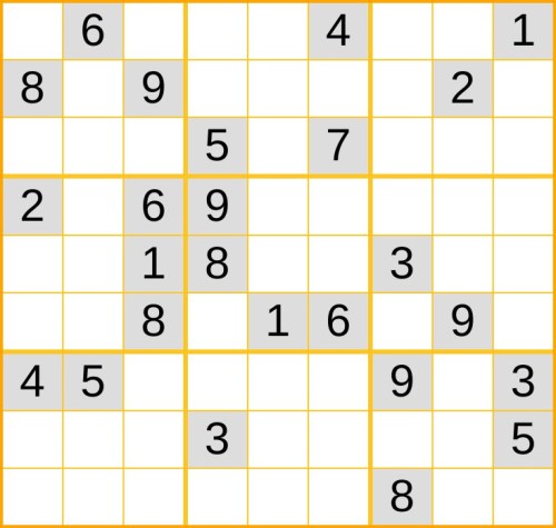 ein schweres Sudoku (Nr. 248) online spielen