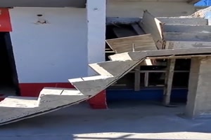 Nicht die sicherste Treppe