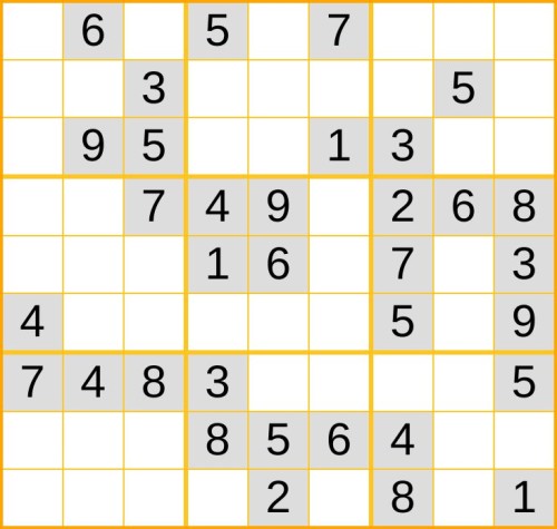 ein leichtes Sudoku (Nr. 356) online spielen
