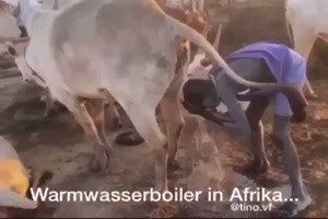 Warmwasserboiler in Afrika