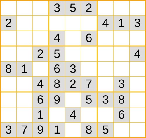 ein leichtes Sudoku (Nr. 440) online spielen
