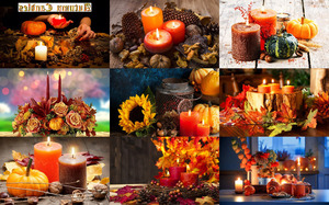 Autumn Candles 1 - Herbstkerzen 1