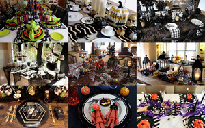 Halloween Tables - Halloween-Tische