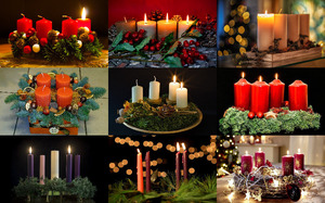 Advent Candles - Adventskerzen