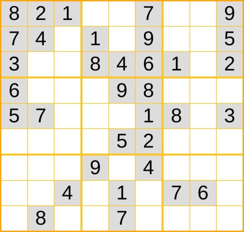 ein leichtes Sudoku (Nr. 542) online spielen