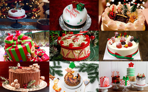 Xmas Cakes 1 - Weihnachtskuchen 1