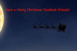 Santa vs Grim Reaper Merry Christmas Facebook Friend Glenn J