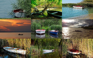 Boats on Lake Balaton - Boote auf dem Plattensee