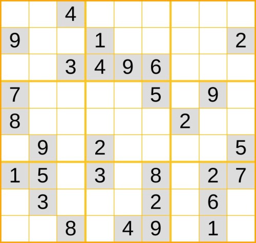 ein schweres Sudoku (Nr. 615) online spielen