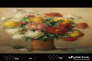 Fleurs peintes (Painted Flowers) - Gemalte Blumen