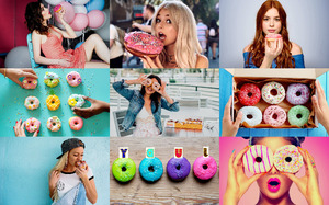 Girls & Donuts - Mdchen & Donuts