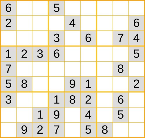 ein leichtes Sudoku (Nr. 715) online spielen
