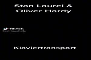 Laurel und Hardy - Klaviertransport