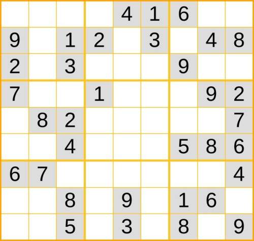 ein leichtes Sudoku (Nr. 764) online spielen