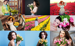 Girls & Tulips - Mdchen & Tulpen