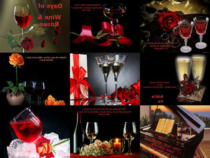 Wein und Rosen