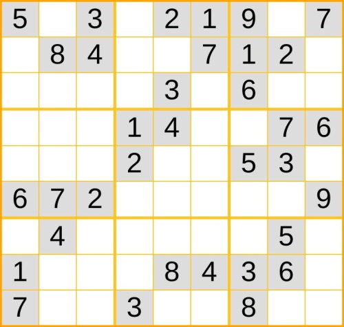 ein leichtes Sudoku (Nr. 798) online spielen
