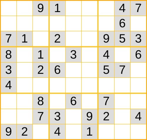 ein leichtes Sudoku (Nr. 814) online spielen