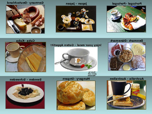 Breakfasts Around The World - English + German