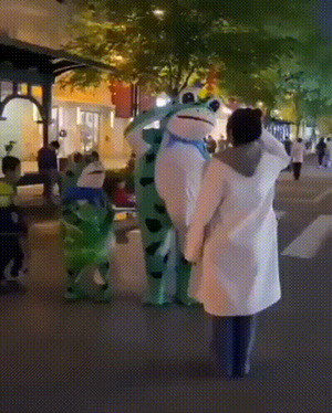 Lustige Begrüßung