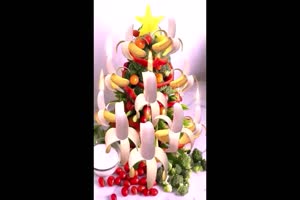 Vegetarier Weihnachtsbaum