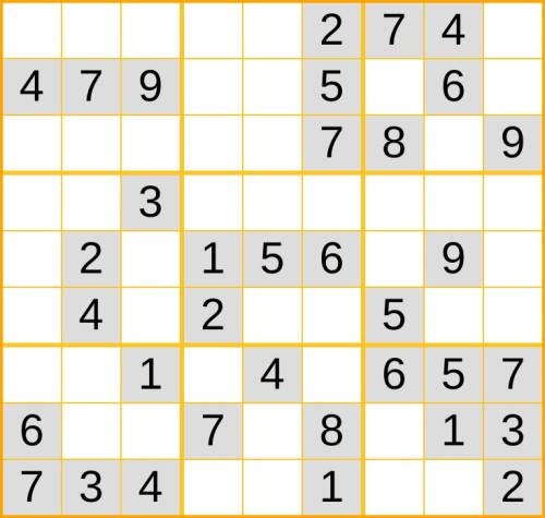 ein leichtes Sudoku (Nr. 1163) online spielen