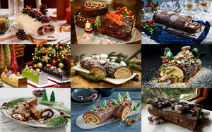 Christmas Logcakes - Weihnachtskuchen